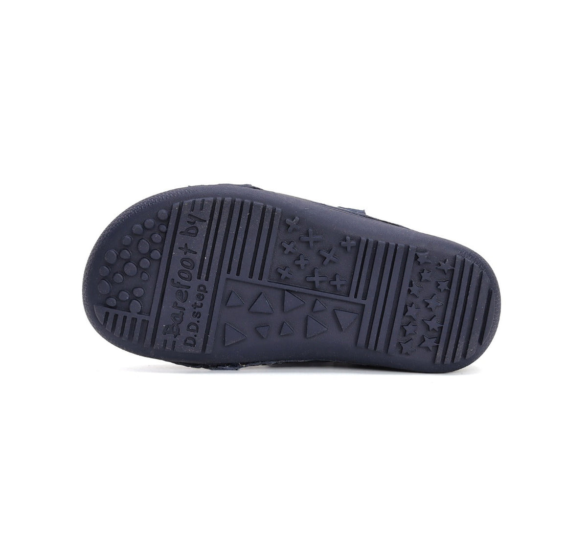 D.D.Step pantofi baieti Barefoot 25-30 Royal Blue cu fulger