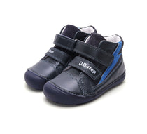 D.D.Step pantofi baieti Barefoot 25-30 Royal Blue cu fulger