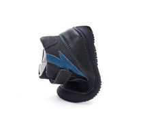 D.D.Step pantofi baieti Barefoot 25-30 Royal Blue cu fulger