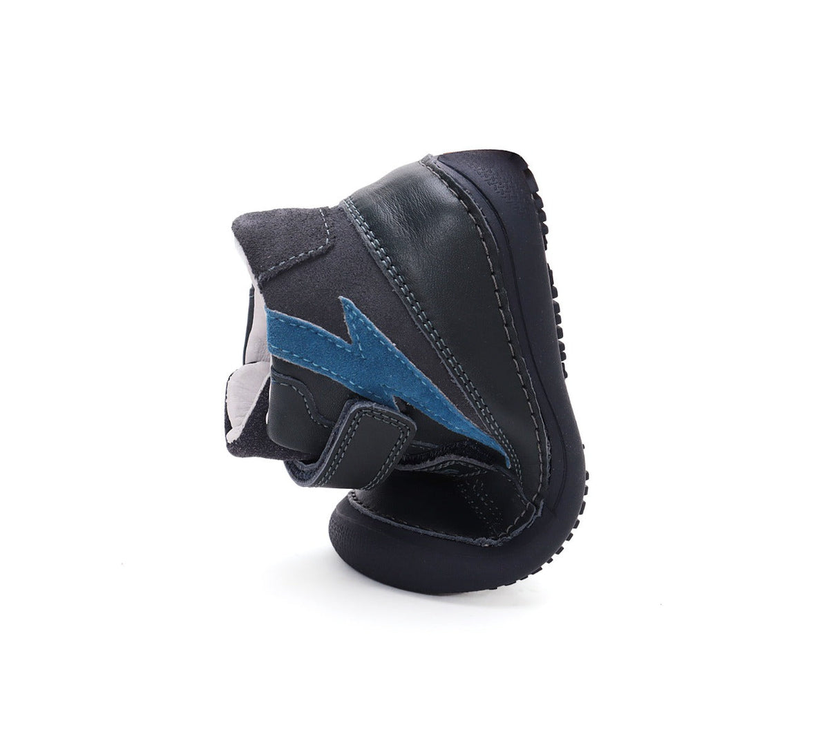 D.D.Step pantofi baieti Barefoot 25-30 Royal Blue cu fulger