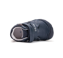 D.D.Step pantofi baieti Barefoot 26-31 Bermuda Blue cu maro