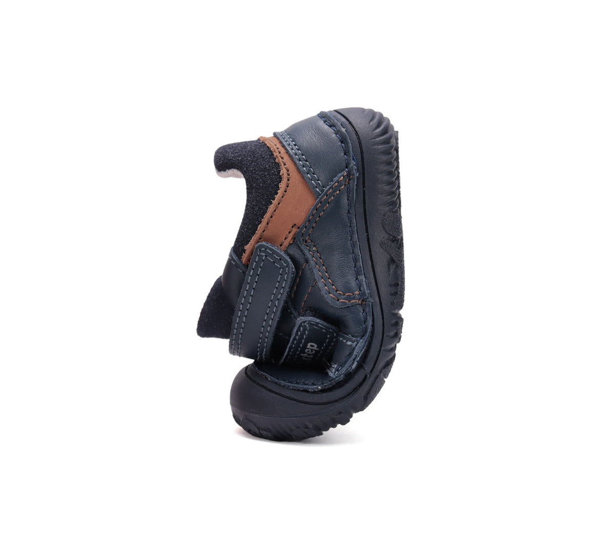 D.D.Step pantofi baieti Barefoot 26-31 Bermuda Blue cu maro