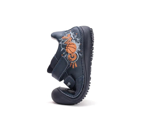 D.D.Step pantofi baieti Barefoot 26-31 Royal Blue cu GOAL
