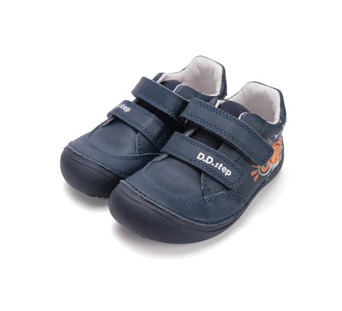 D.D.Step pantofi baieti Barefoot 26-31 Royal Blue cu GOAL Imagine principală a produsului