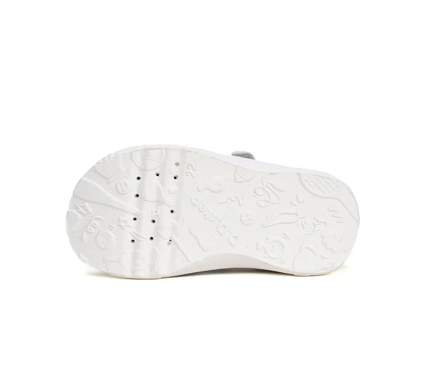 D.D.Step pantofi baieti Barefoot de interior 20-25 Bermuda Blue cu dino