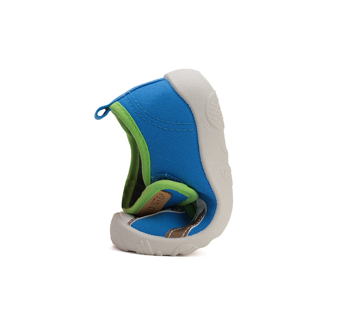 D.D.Step pantofi baieti Barefoot de interior 20-25 Bermuda Blue cu vulpe