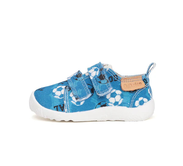 D.D.Step pantofi baieti Barefoot de interior 26-31 Calypso sky cu minge Imagine secundară a produsului