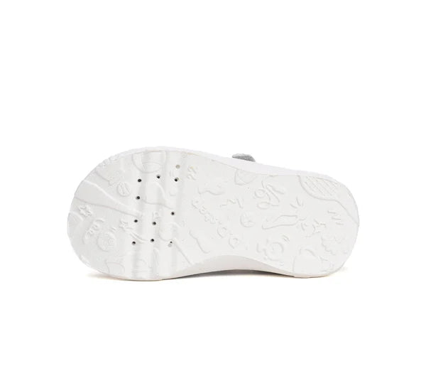 D.D.Step pantofi baieti Barefoot de interior 20-25 Grey cu urs polar