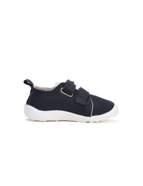 D.D.Step pantofi baieti Barefoot de interior 26-30 Royal Blue cu soare