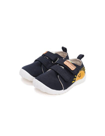 D.D.Step pantofi baieti Barefoot de interior 26-30 Royal Blue cu soare