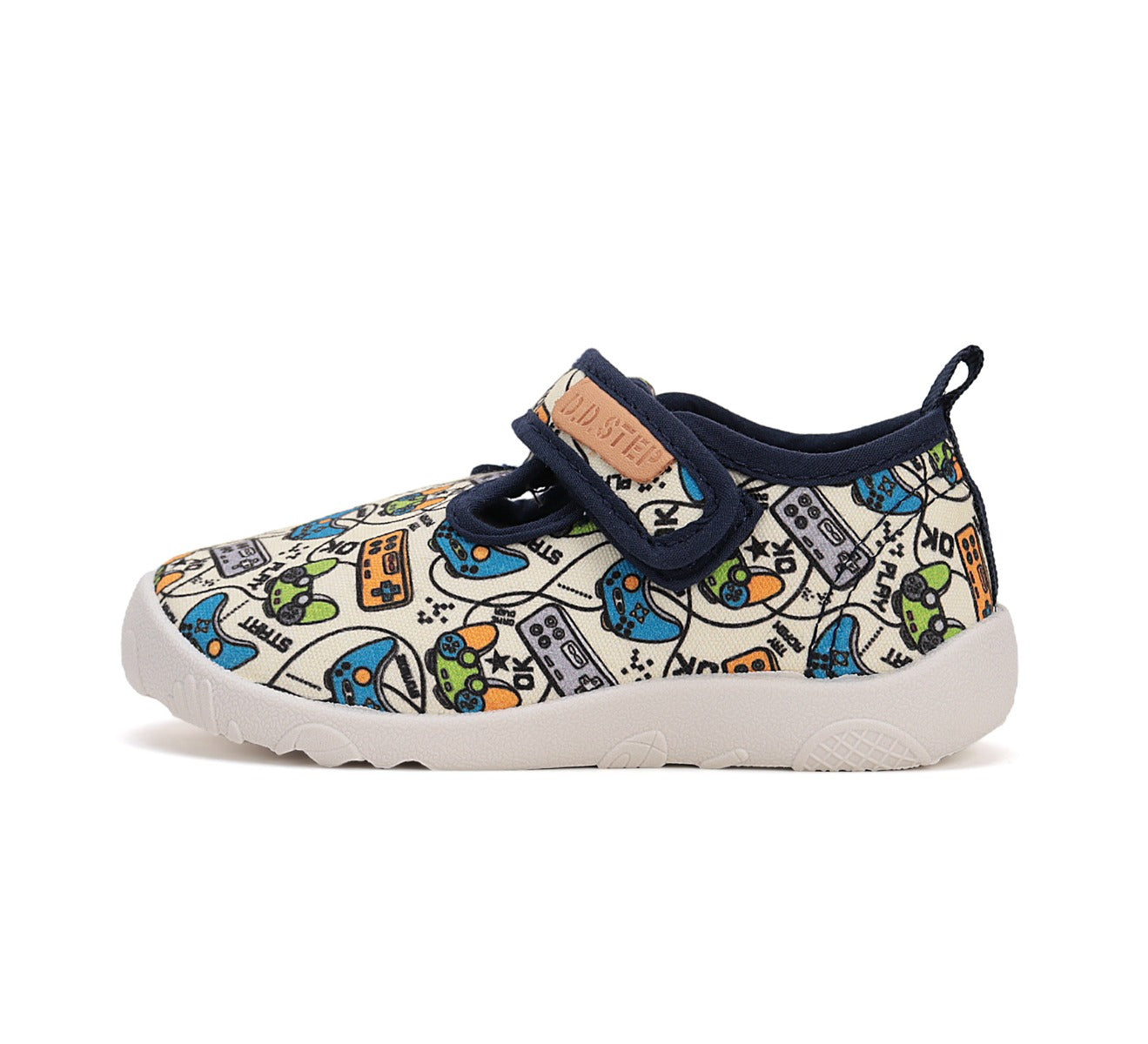 D.D.Step pantofi baieti Barefoot de interior 20-31 White Gamer Imagine secundară a produsului