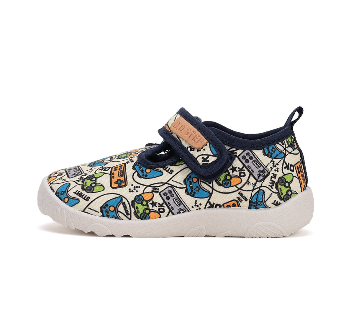 D.D.Step pantofi baieti Barefoot de interior 20-25 White Gamer