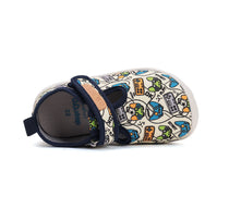 D.D.Step pantofi baieti Barefoot de interior 20-25 White Gamer