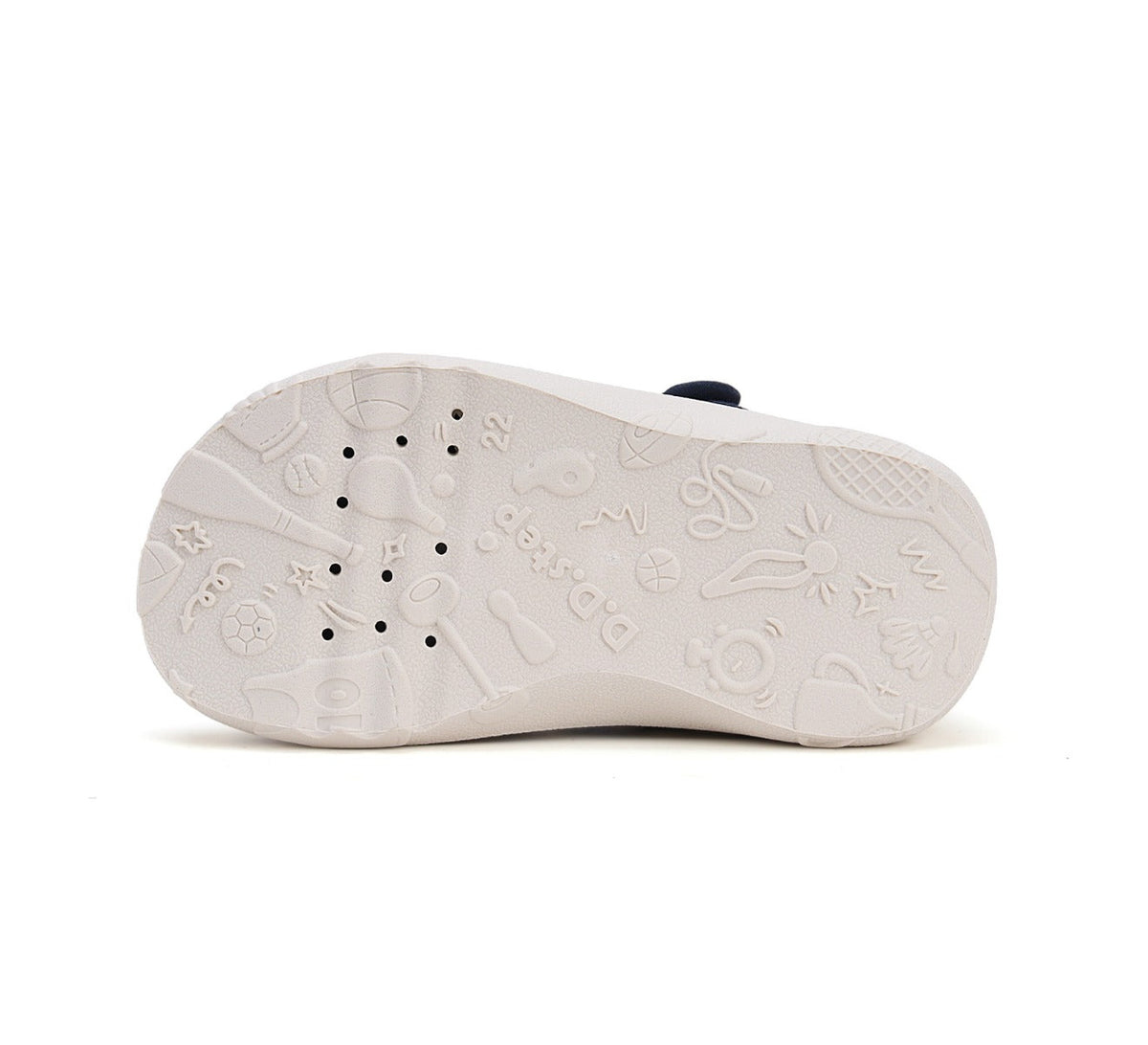D.D.Step pantofi baieti Barefoot de interior 20-25 White Gamer