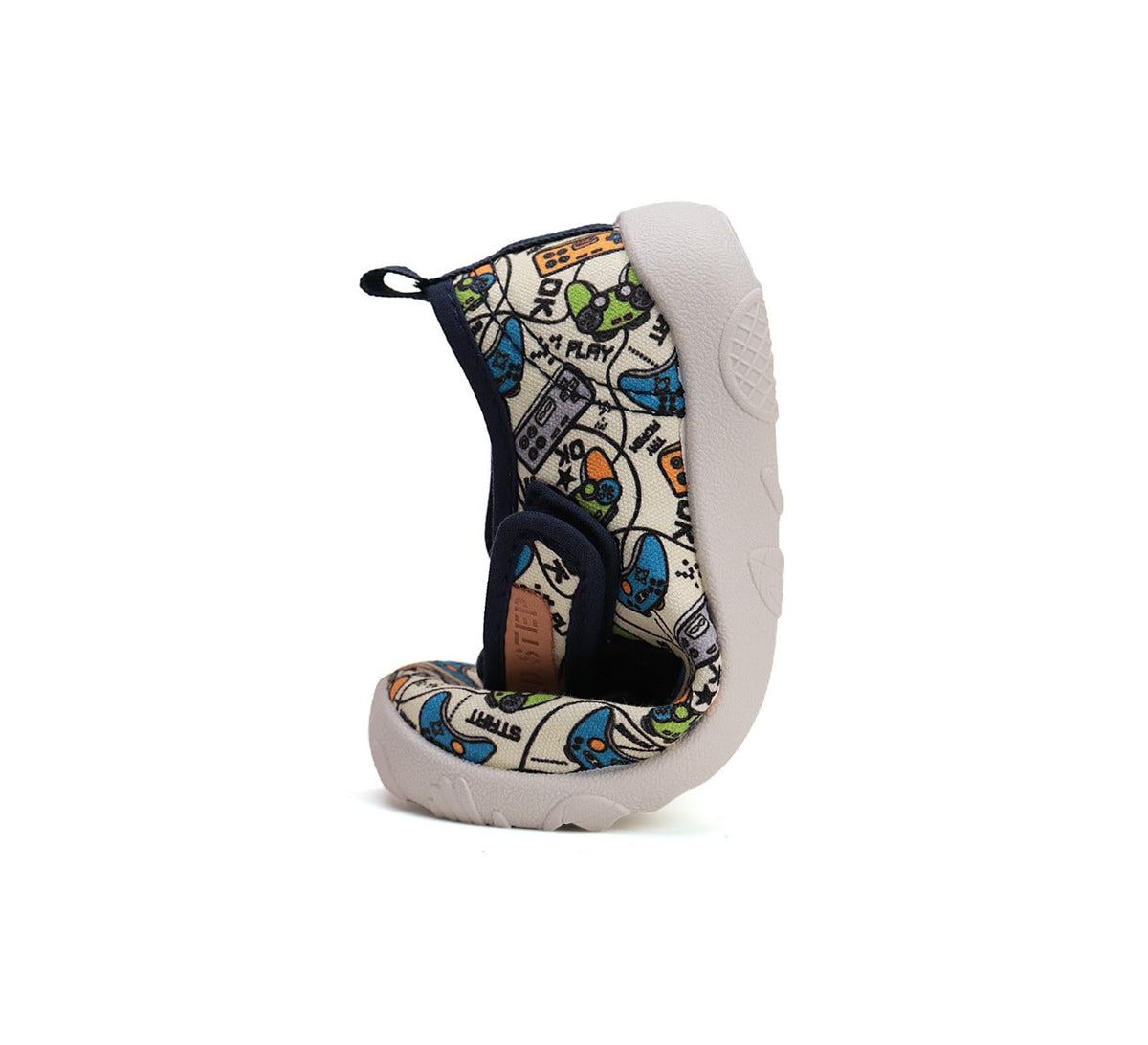 D.D.Step pantofi baieti Barefoot de interior 20-25 White Gamer