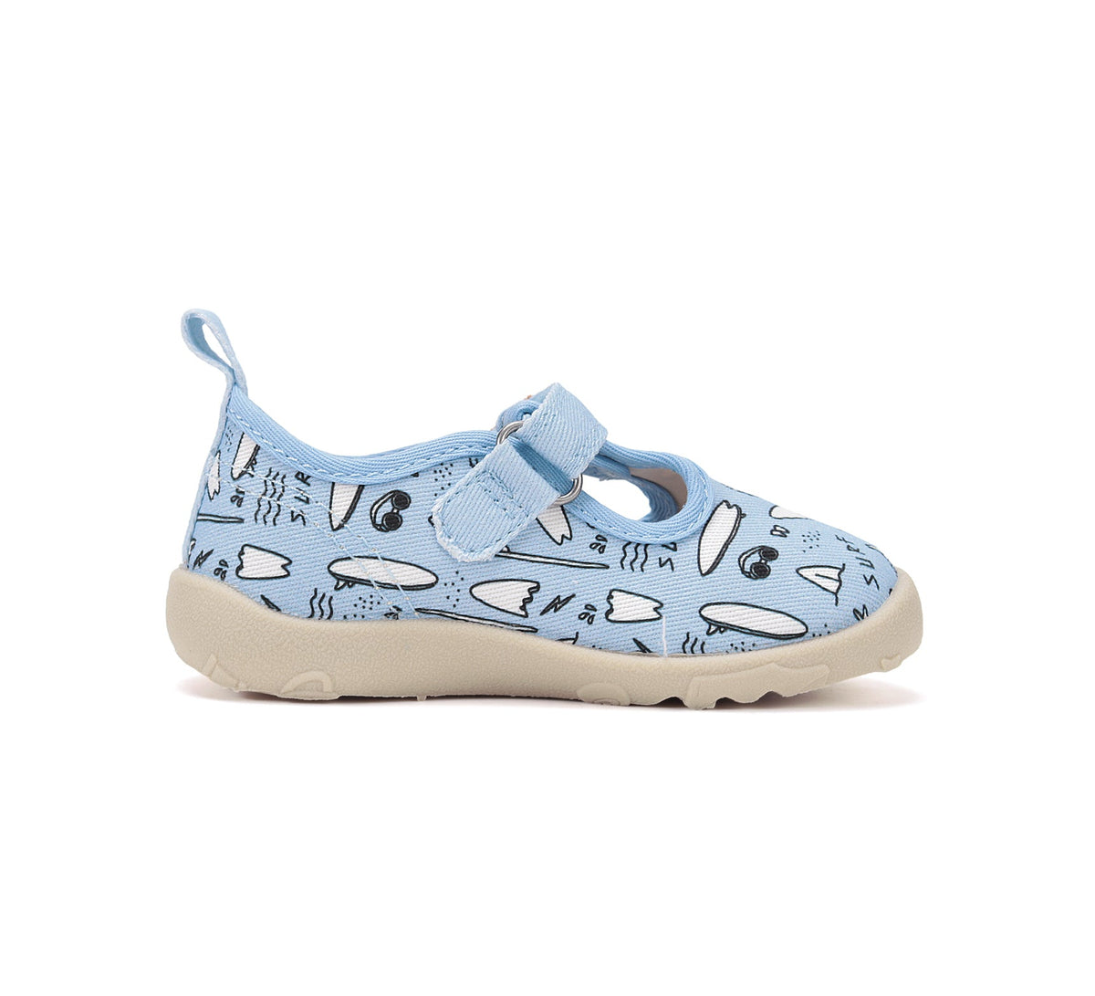 D.D.Step fiú vászon Barefoot beltéri cipő 26-31 Aero Blue Surf