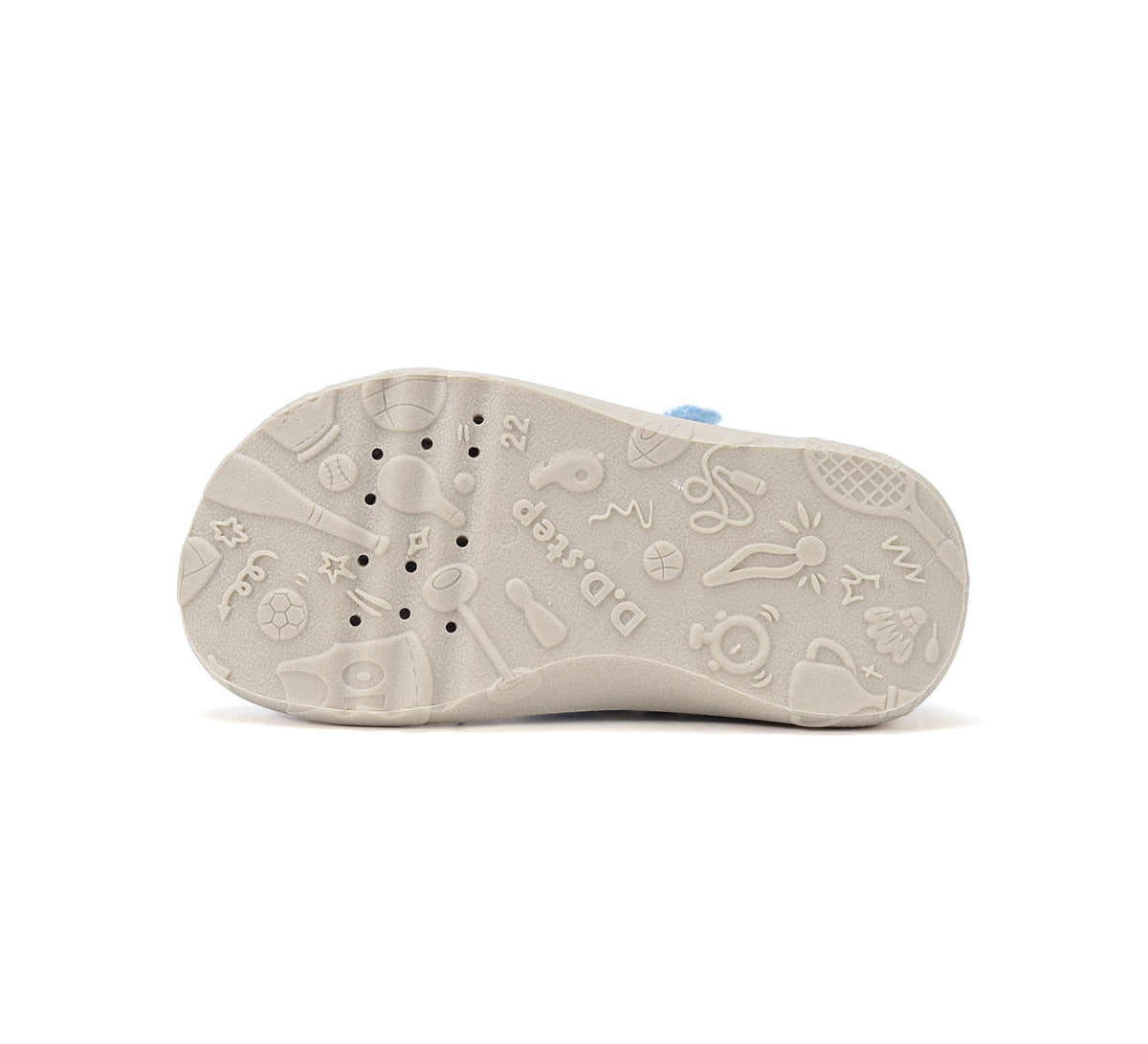 D.D.Step fiú vászon Barefoot beltéri cipő 26-31 Aero Blue Surf
