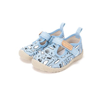 D.D.Step fiú vászon Barefoot beltéri cipő 26-31 Aero Blue Surf