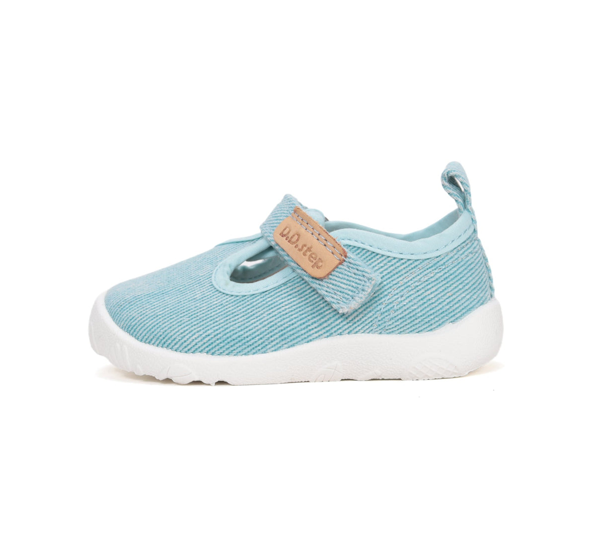 D.D.Step fiú vászon Barefoot beltéri cipő 20-25 Oceanic