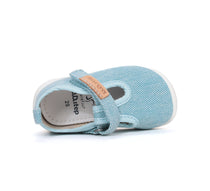 D.D.Step fiú vászon Barefoot beltéri cipő 20-25 Oceanic