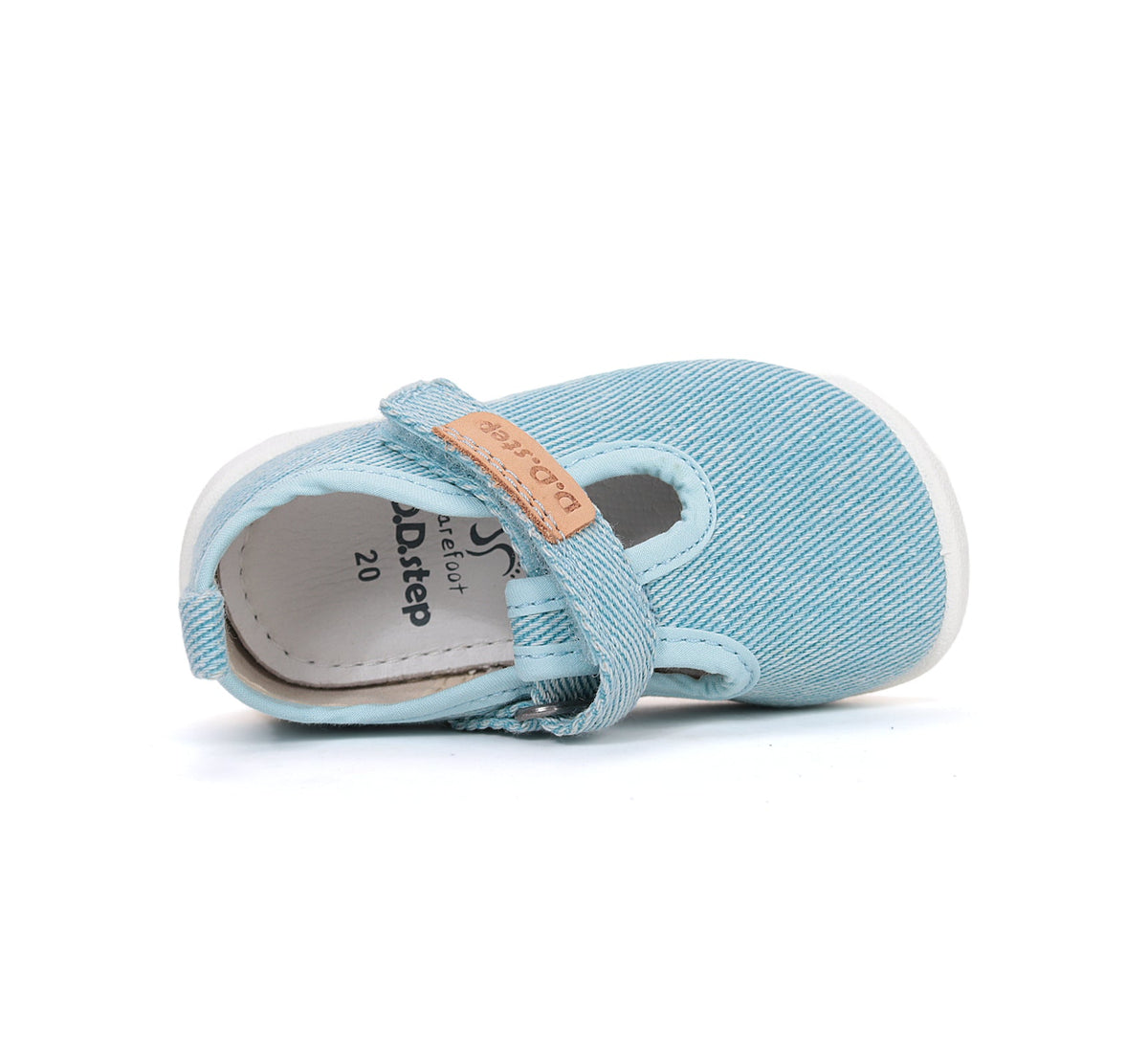 D.D.Step fiú vászon Barefoot beltéri cipő 20-25 Oceanic
