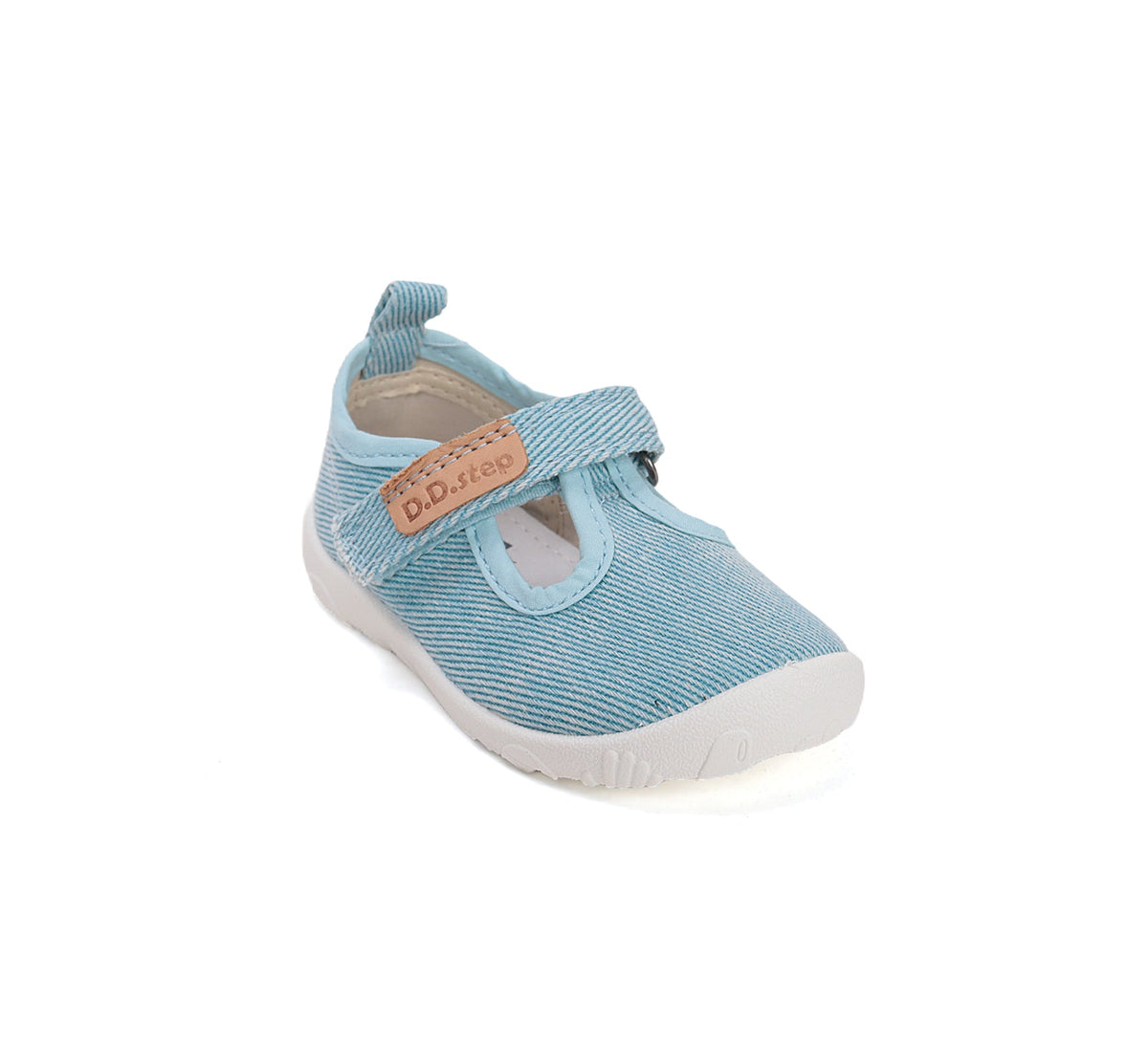 D.D.Step fiú vászon Barefoot beltéri cipő 20-25 Oceanic