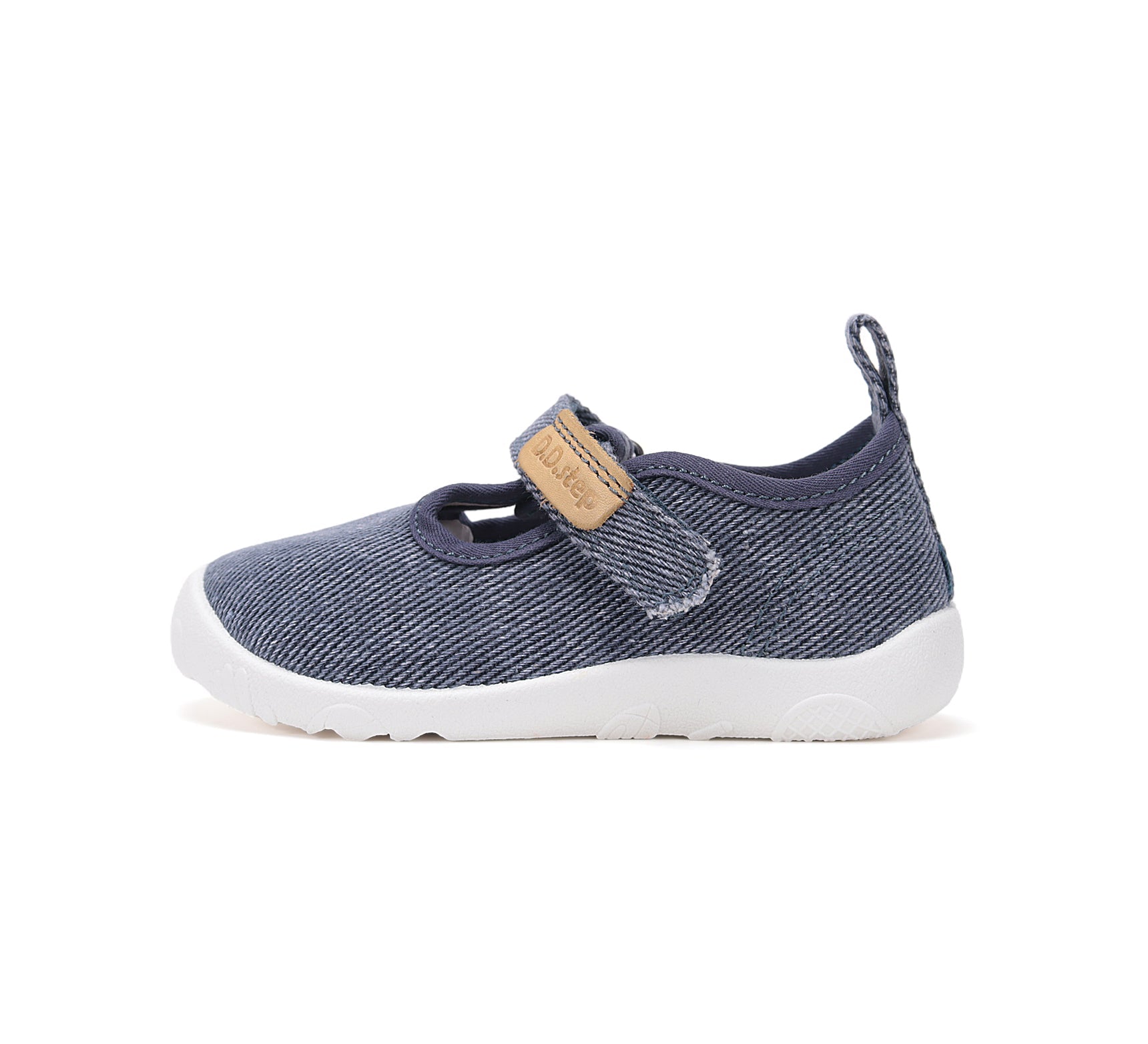 D.D.Step pantofi baieti Barefoot de interior din panza 20-25 Royal Blue Imagine secundară a produsului
