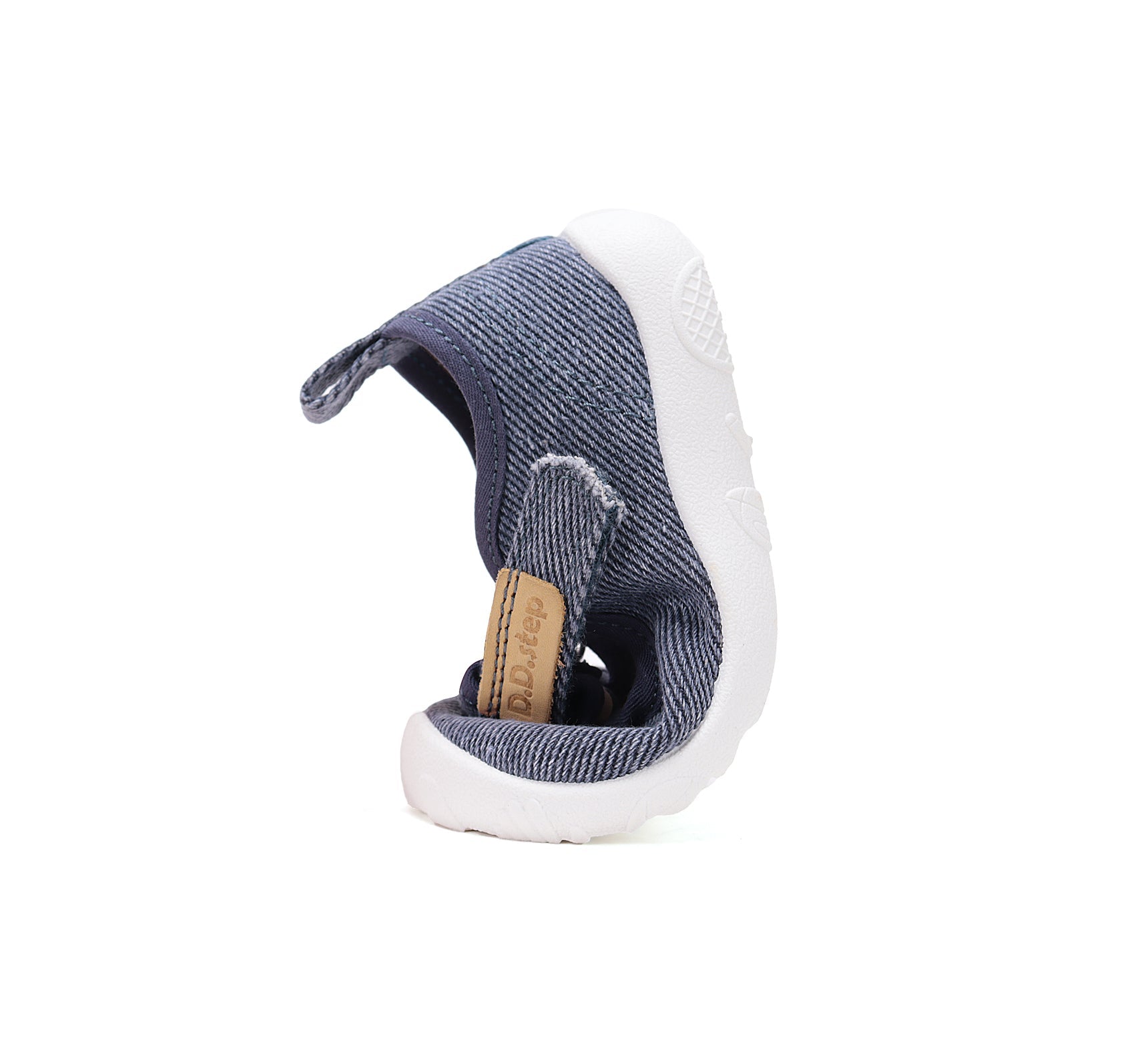 D.D.Step pantofi baieti Barefoot de interior din panza 26-31 Royal Blue Imagine secundară a produsului