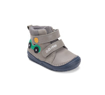 D.D.Step pantofi baieti captusiti 20-25 Dark Grey cu masinuta