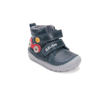D.D.Step pantofi baieti captusiti 20-25 Royal Blue cu masinuta