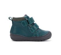 D.D.Step pantofi baieti captusiti 20-25 Sea Green cu masinuta