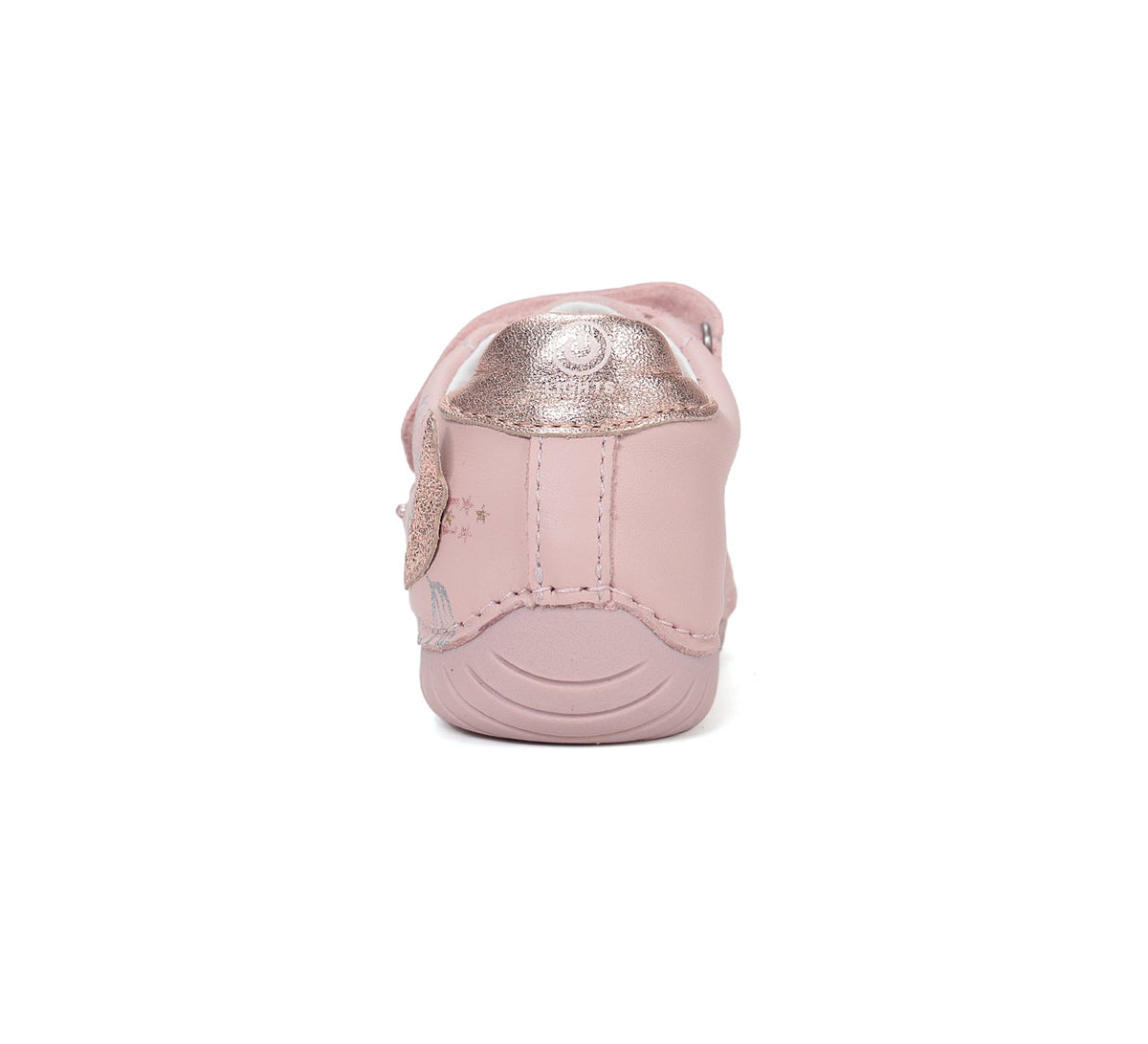D.D.Step pantofi fete cu LED 25-30 Baby Pink cu unicorn
