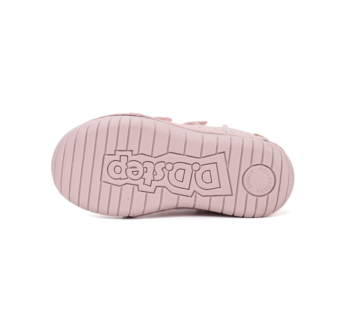 D.D.Step pantofi fete cu LED 25-30 Baby Pink cu unicorn
