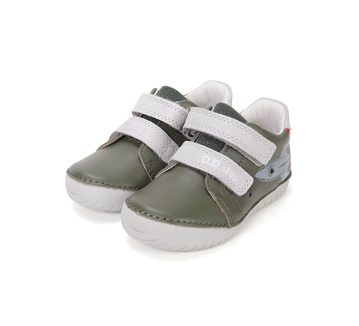 D.D.Step pantofi baieti cu LED 25-30 Emerald cu naveta