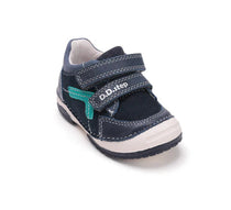 D.D.Step pantofi baieti cu scai 19-24 Royal Blue