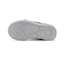 D.D.Step pantofi baieti cu scai 25-30 Bermuda Blue cu galben