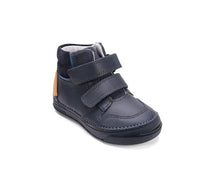 D.D.Step pantofi baieti cu scai 25-30 Bermuda Blue 