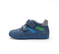 D.D.Step pantofi baieti cu scai 25-30 Bermuda Blue