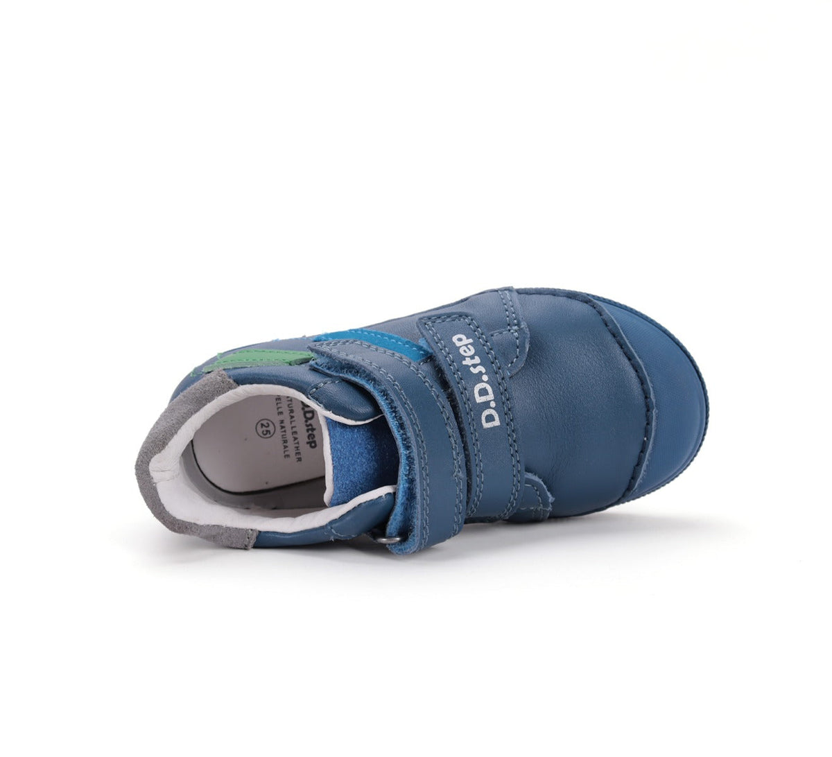 D.D.Step pantofi baieti cu scai 25-30 Bermuda Blue