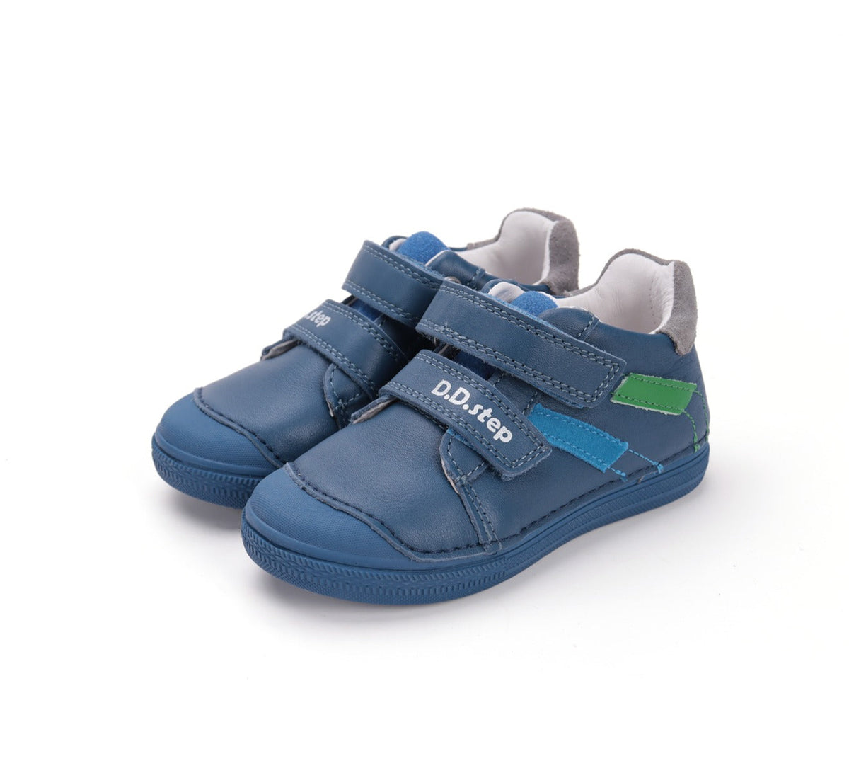 D.D.Step pantofi baieti cu scai 25-30 Bermuda Blue Imagine principală a produsului