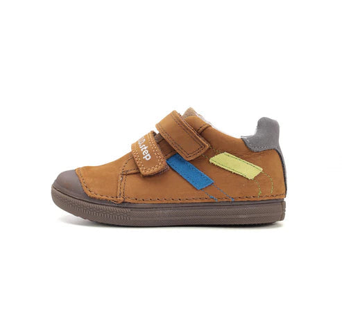 D.D.Step pantofi baieti cu scai 25-30 Chocolate