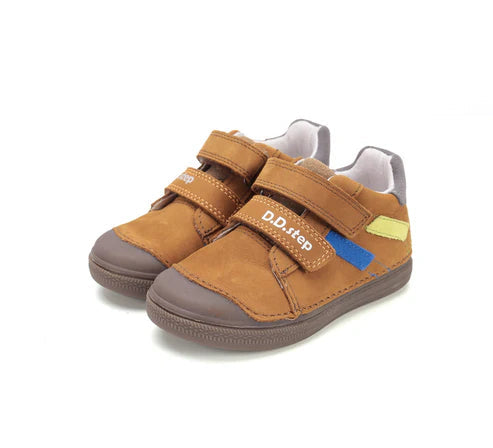 D.D.Step pantofi baieti cu scai 25-30 Chocolate