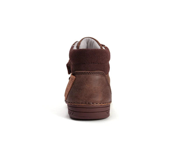 D.D.Step pantofi baieti cu scai 25-30 Chocolate