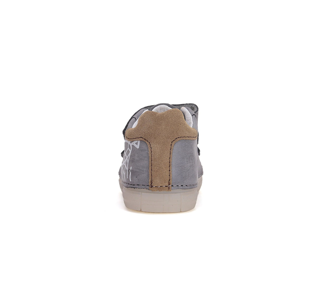 D.D.Step pantofi baieti cu scai 25-30 Dark grey cu minge baschet