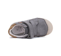 D.D.Step pantofi baieti cu scai 25-30 Dark grey cu minge baschet