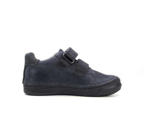 D.D.Step pantofi baieti cu scai 25-30 Dark Grey