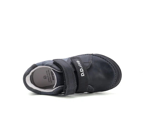 D.D.Step pantofi baieti cu scai 25-30 Dark Grey