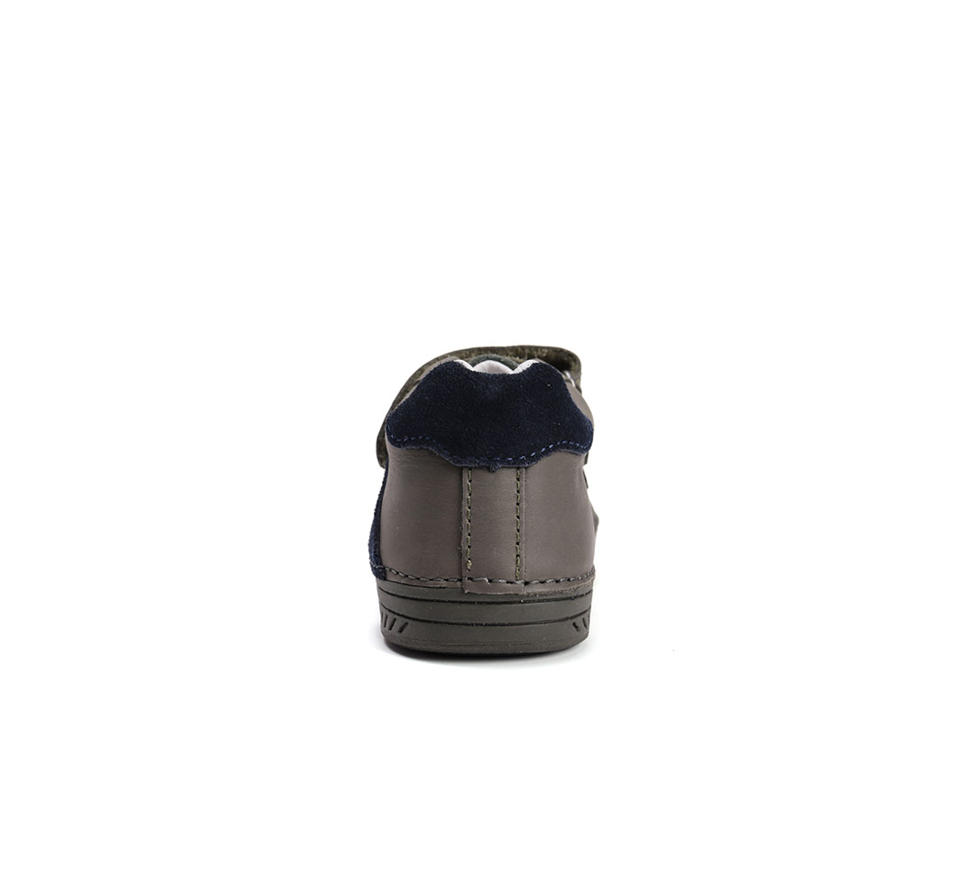 D.D.Step pantofi baieti cu scai 25-30 Emerald cu albastru