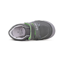 D.D.Step pantofi baieti cu scai 25-30 Khaki cu dinozauri