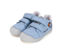 D.D.Step pantofi baieti cu scai 25-30 Sky Blue cu minge baschet